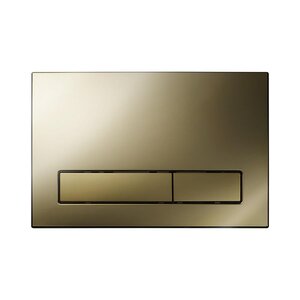 Изображение товара Клавиша смыва KKPol M16, 350/PPZ/041-00-00, механическая, цвет золото глянец PVD
