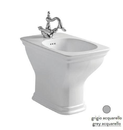 Изображение товара Напольное биде ArtCeram Civitas CIB002 34 00 из фарфора, серое, 36x54 см