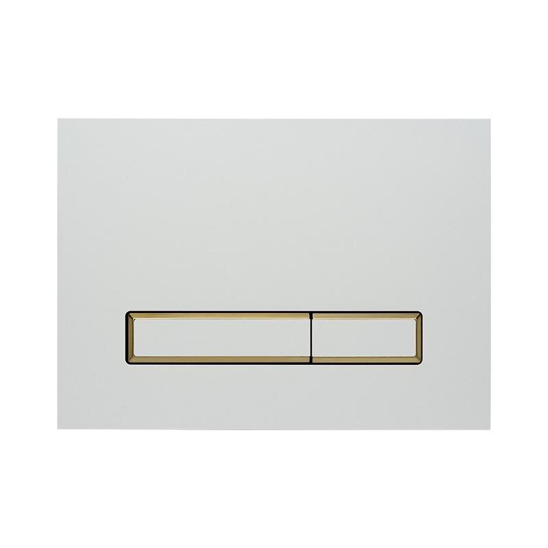 Изображение товара Клавиша KKPol Aquafiori Diamond 350/AFD/026-30-00 механическая нержавейка белое золото матовое