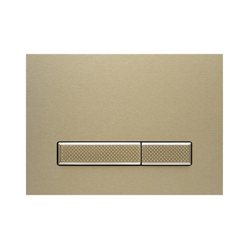 Изображение товара Клавиша для унитаза KKPol Aquafiori Diamond X 245мм шампань PVD механическая