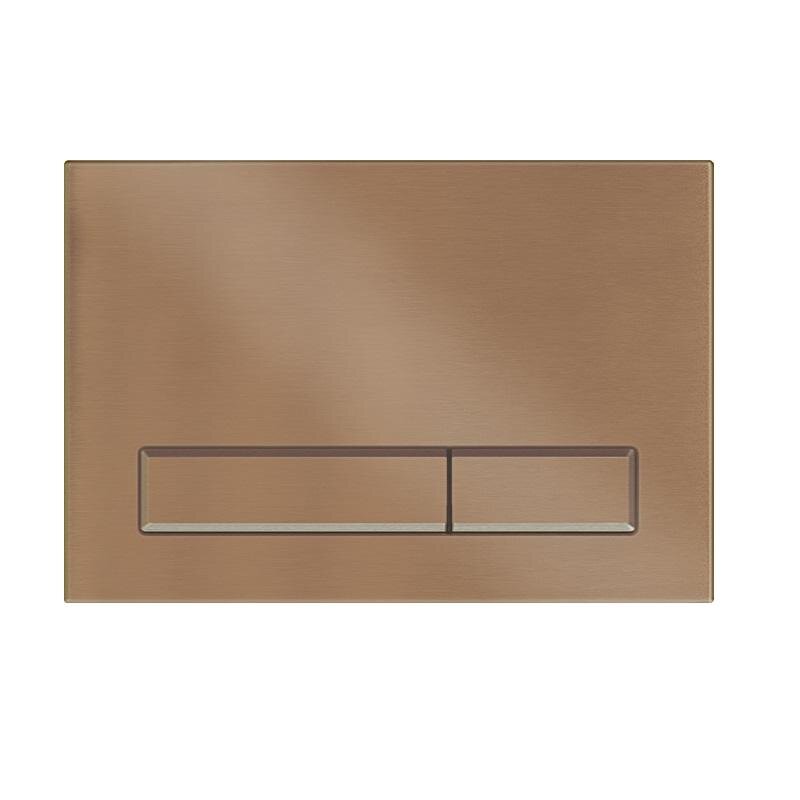 Изображение товара Клавиша смыва KKPol M08, 350/PPL/023-00-00, механическая, цвет медь брашированная PVD