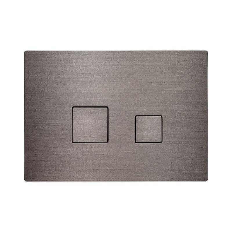 Изображение товара Клавиша смыва KKPol Aquafiori Cubus 350/AFC/028-00-01 механическая вороненая сталь