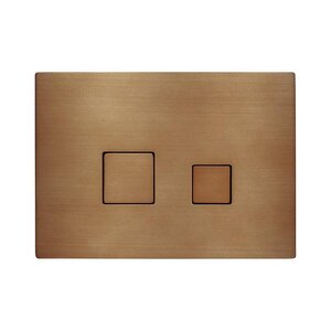 Изображение товара Клавиша смыва KKPol Aquafiori Cubus 350/AFC/029-00-01, механическая, цвет медь PVD