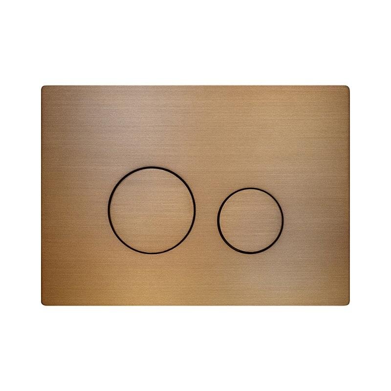 Изображение товара Клавиша смыва KKPol Aquafiori Sfera Omnes 350/ASO/059-00-01, механическая, цвет медь PVD