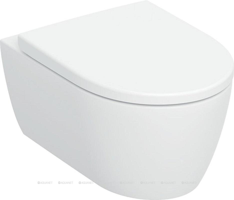Изображение товара Подвесной унитаз Geberit iCon 2 503.045.00.1 безободковый с микролифтом белый