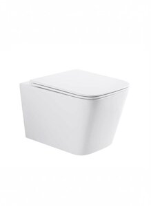 Изображение товара Подвесной унитаз Wonzon & Woghand Rona WW-UP2216-MW, безободковый, крышка-сиденье микролифт, смыв торнадо, белый матовый