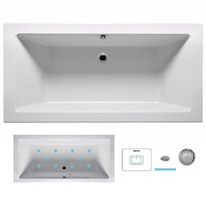 Изображение товара Ванна гидромассажная Riho Lugo 200 x 90 см, AIR2