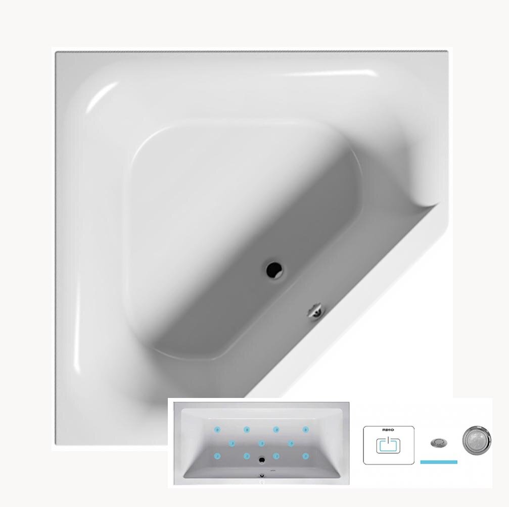 Изображение товара Гидромассажная ванна Riho Austin 145x145 см с подсветкой и 11 форсунками