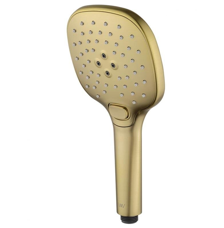 Изображение товара Душевая лейка Wonzon & Woghand WW-88SC02-BG, 3 режима, золото брашированное