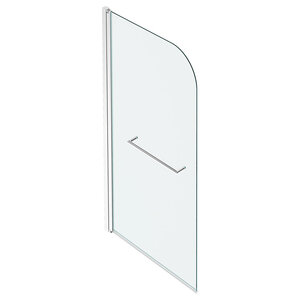 Изображение товара Стеклянная шторка для ванны Jacob Delafon Odeon Up 80 см с полотенцедержателем