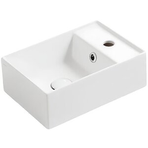 Изображение товара Раковина Simas Agile AG40 bi*1, 40 см, правая, фаянс, белая