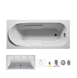 Изображение товара Ванна гидромассажная Riho Columbia 150 x 75 см, FLOW