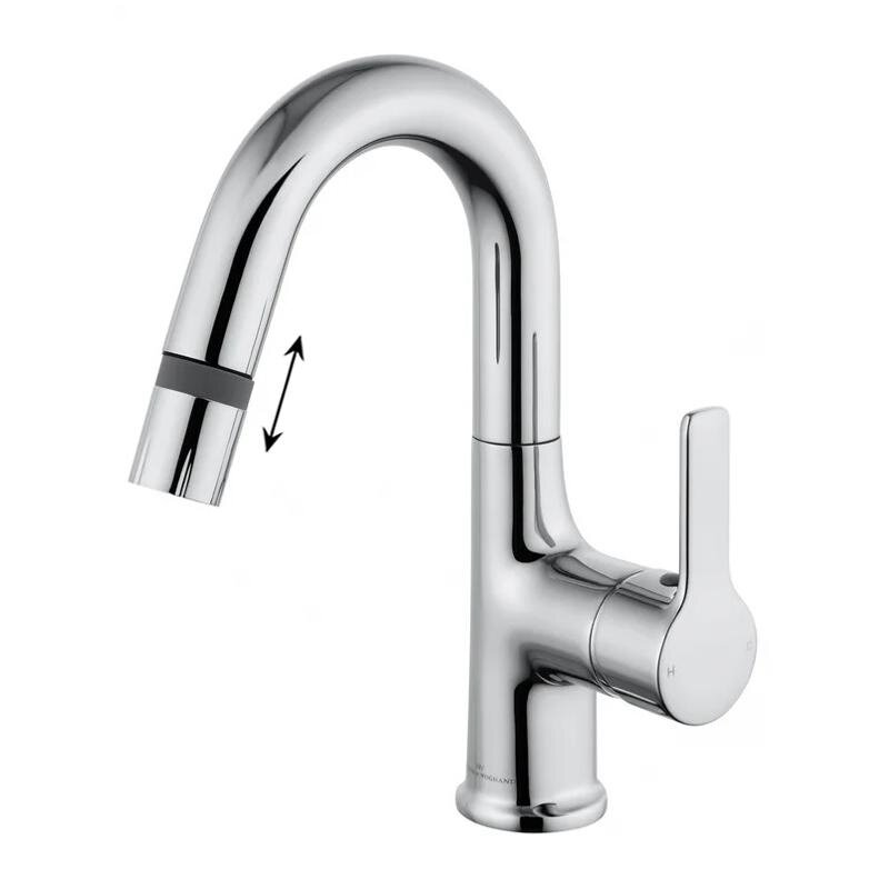 Изображение товара Смеситель Wonzon & Woghand WW-FE01L212-CR с выдвижным изливом Изображение товара Смеситель Wonzon & Woghand WW-FE01L212-CR с выдвижным изливом