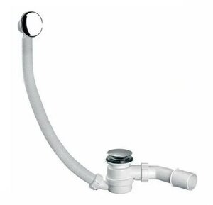 Изображение товара Слив-перелив для ванны BAS сл00219, автомат клик-клак, хром 