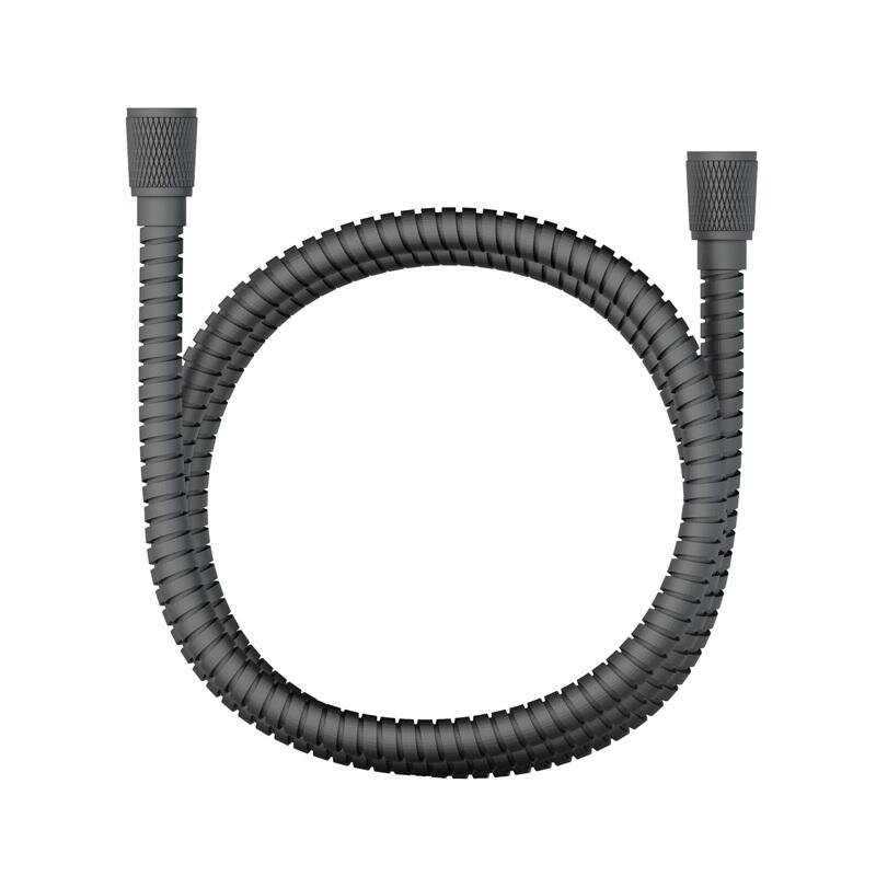 Изображение товара Шланг для душа Wonzon & Woghand WW-88RG02-1500-BGM, 150 см, металлический, темный графит