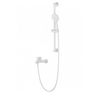 Изображение товара Смеситель для ванны и душа Wonzon & Woghand Alfa WW-AE3205-MW, с душевым гарнитуром, цвет белый матовый
