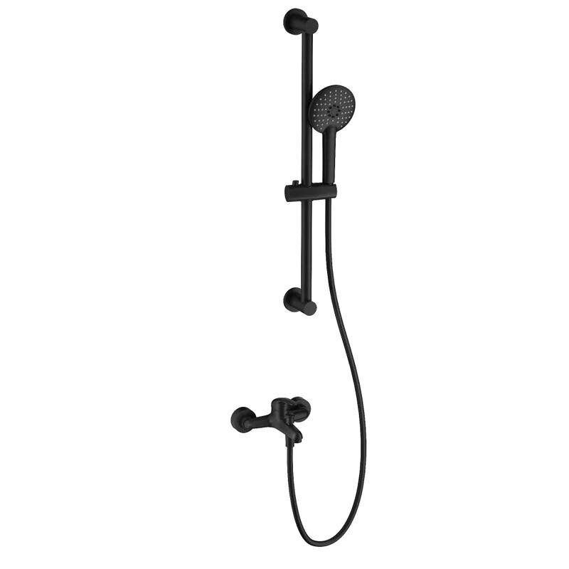 Изображение товара Смеситель для ванны и душа Wonzon & Woghand WW-4560-MB черный матовый Изображение товара Смеситель для ванны и душа Wonzon & Woghand WW-4560-MB черный матовый