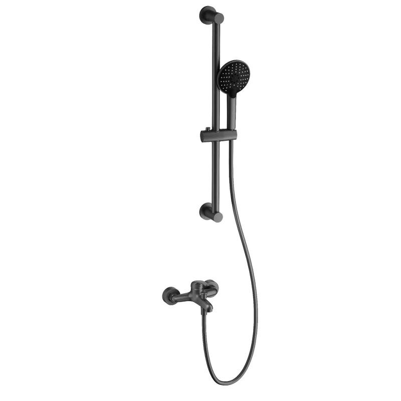 Изображение товара Стильный смеситель для ванны и душа Wonzon & Woghand WW-4560-BGG с PVD покрытием