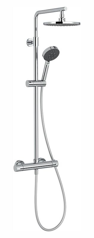 Изображение товара Душевая система Jacob Delafon Brive E24322-CP с термостатом, хром