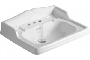 Изображение товара Раковина Simas Arcade AR824bi*3, 68 см, с 3 отверстиями под смеситель, фаянс, белая