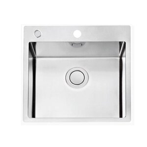 Изображение товара Мойка кухонная Alveus Pure 70 1123788, 56.5 х 52.5 см, сатинированная сталь