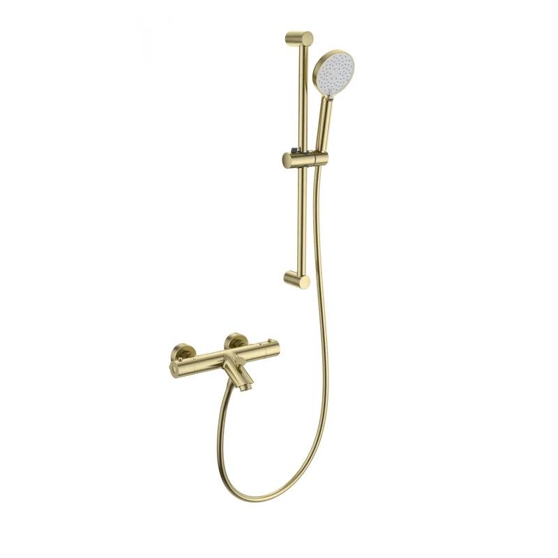 Изображение товара Термостатический смеситель для ванны и душа Wonzon & Woghand с PVD золотом