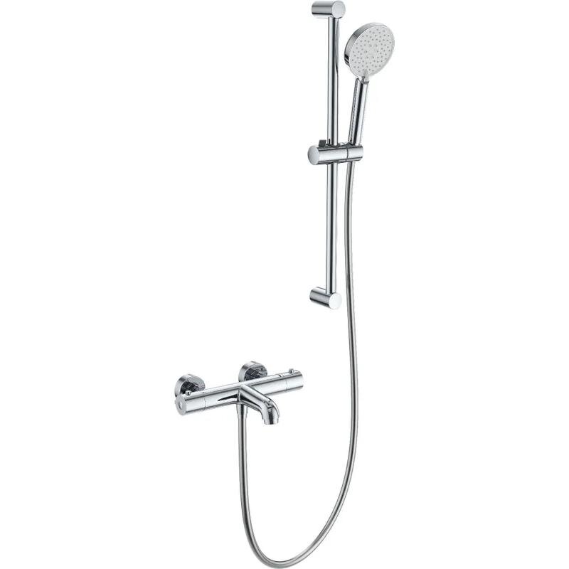 Изображение товара Смеситель Wonzon & Woghand WW-C2006-A-CR термостатический с душем хром Изображение товара Смеситель Wonzon & Woghand WW-C2006-A-CR термостатический с душем хром