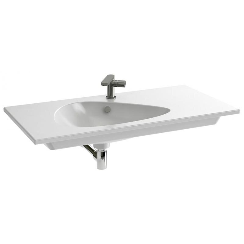 Изображение товара Мебельная накладная раковина Jacob Delafon Nouvelle Vague 101x51 см белая глянцевая