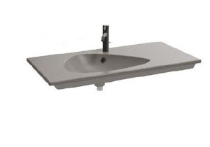 Изображение товара Раковина мебельная Jacob Delafon Nouvelle Vague EXAQ112-Z-MK4, накладная, матовый кашемир, 101 х 51 см