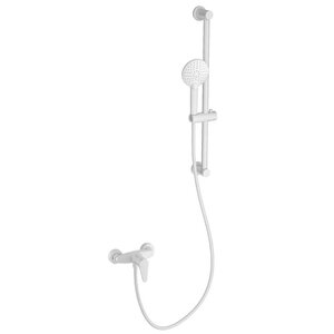 Изображение товара Смеситель для душа Wonzon & Woghand WW-AE3103-MW, с душевым гарнитуром, цвет белый матовый