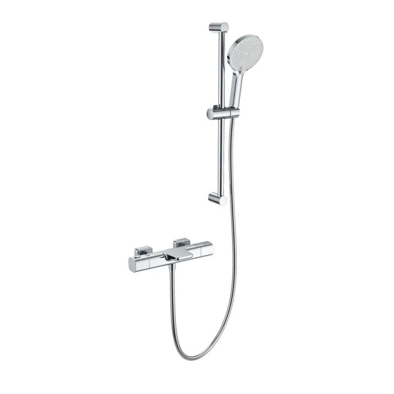 Изображение товара Термостатический смеситель для ванны и душа Wonzon & Woghand с душевым гарнитуром хром