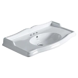 Изображение товара Раковина-консоль Simas Arcade AR874bi*3, 105 см, с 3 отверстиями под смеситель, фаянс, белая