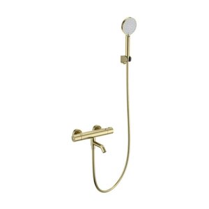 Изображение товара Смеситель Wonzon & Woghand WW-B3029-A1-BG термостатический с душем, золото брашированное