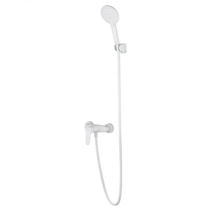 Изображение товара Смеситель для душа Wonzon & Woghand Alfa WW-AE3102-MW, с душевым гарнитуром, цвет белый матовый Изображение товара Смеситель для душа Wonzon & Woghand Alfa WW-AE3102-MW, с душевым гарнитуром, цвет белый матовый