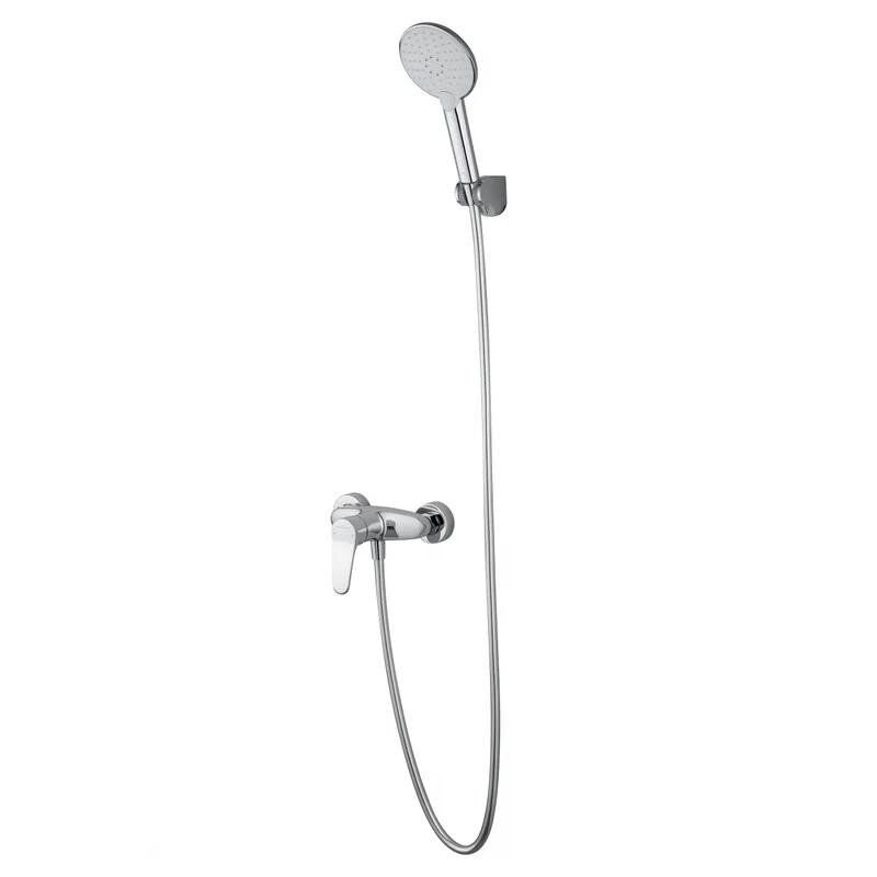 Изображение товара Смеситель для душа Wonzon & Woghand Alfa WW-AE3102-CR, с душевым гарнитуром, цвет хром