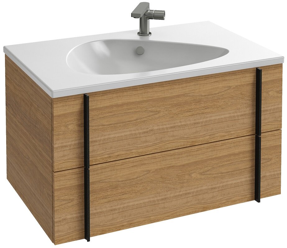 Изображение товара Тумба под раковину Jacob Delafon Nouvelle Vague 80 см ореховое дерево