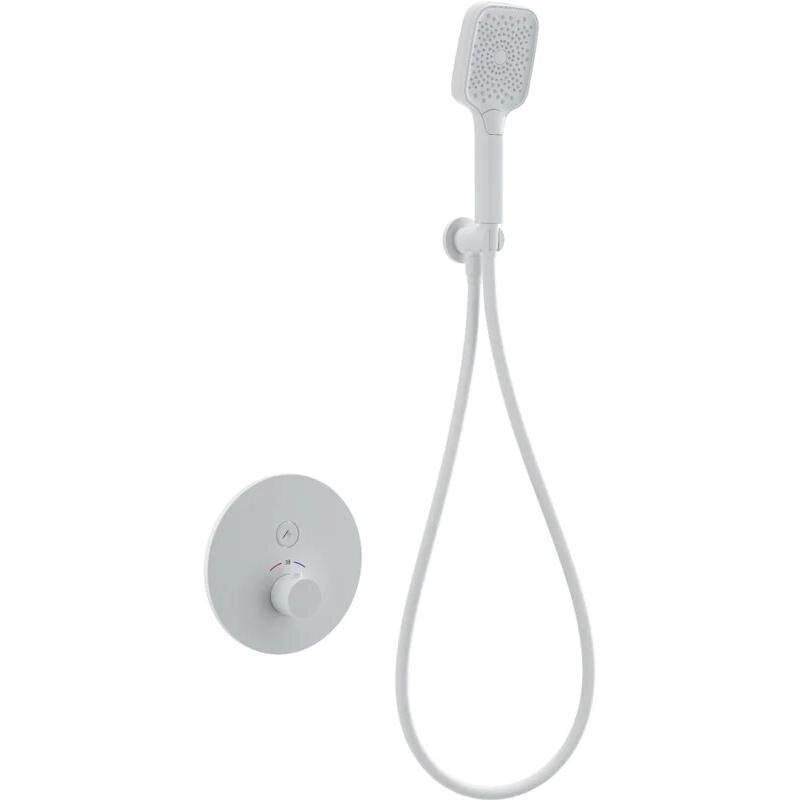 Изображение товара Смеситель Wonzon & Woghand WW-D1017-A-MW Термоcтатический белый матовый Изображение товара Смеситель Wonzon & Woghand WW-D1017-A-MW Термоcтатический белый матовый