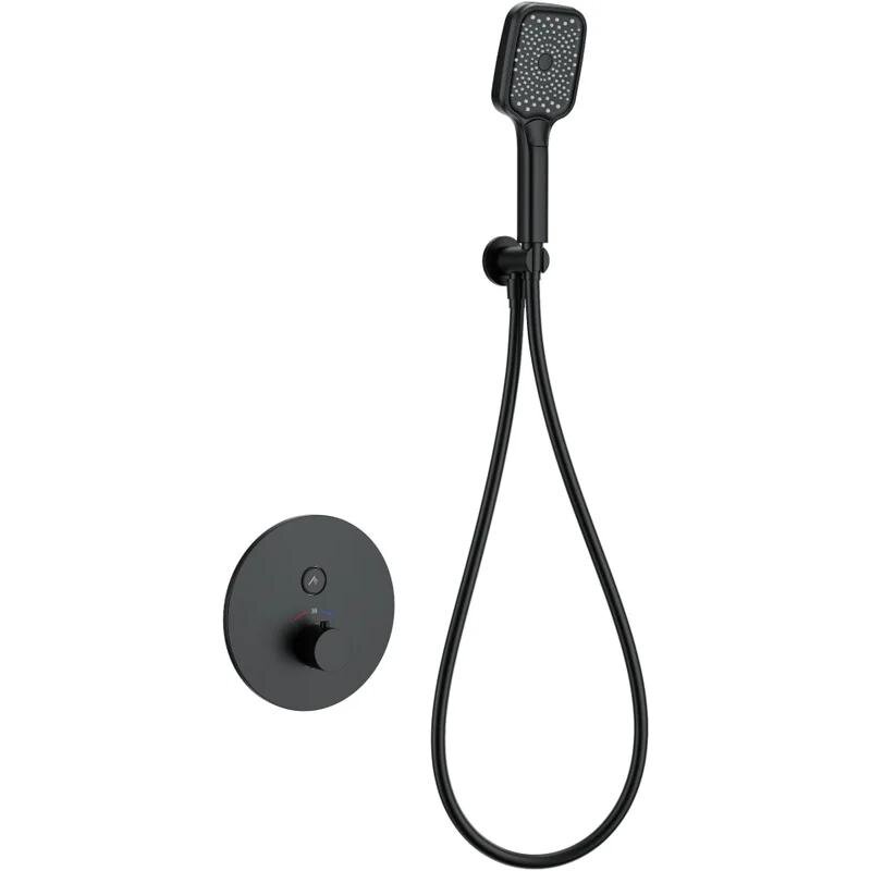 Изображение товара Смеситель-Wonzon & Woghand WW-D1017-A-MB Термо-матовый Черный