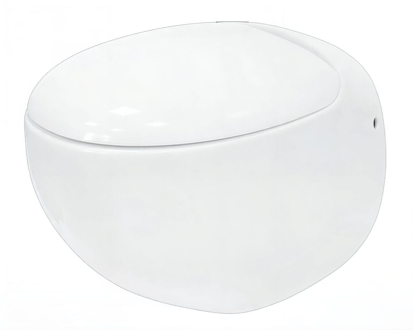 Изображение товара Подвесной унитаз Sanita Luxe Ringo WC.WH/Ringo/DM/WHT.G/S1 c крышкой-сиденьем Soft Close