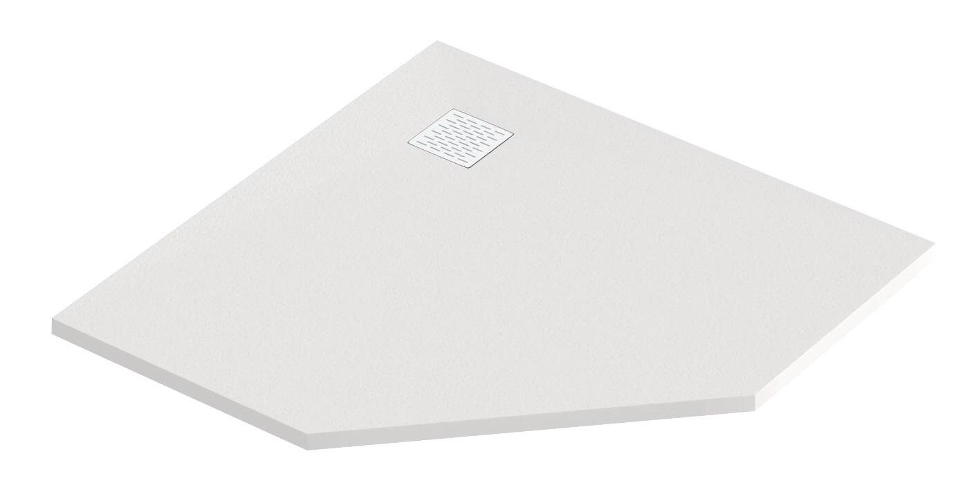 Изображение товара Душевой поддон Bas Essentia PNT ЛП00275, 100x100 см, пятиугольный, белый