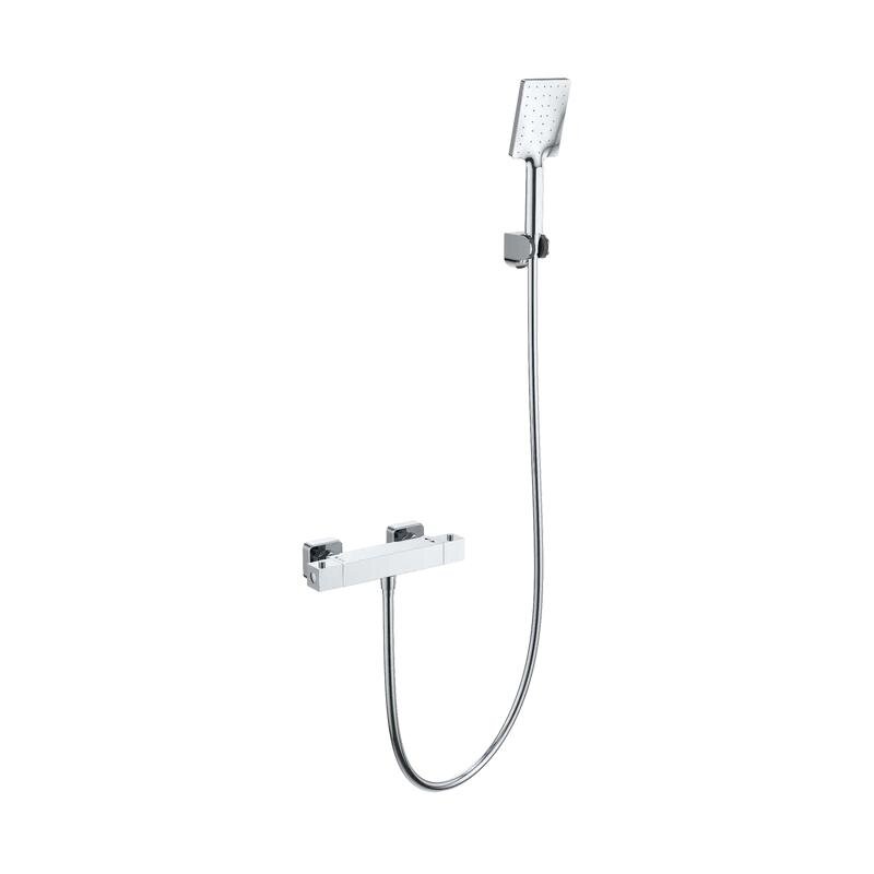 Изображение товара Смеситель для душа Wonzon & Woghand WW-B2026-A-CR, термостатический, с душевым гарнитуром, цвет хром