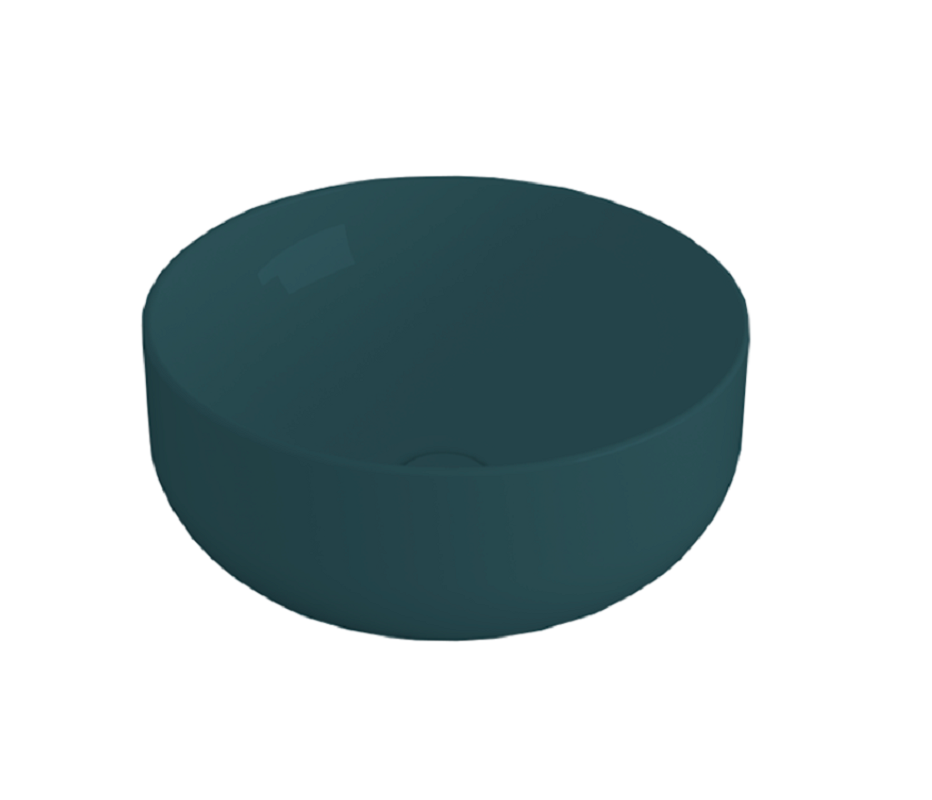 Изображение товара Раковина Simas Balloon BA01 navy matt 45 см круглая фаянс темно-синий мат