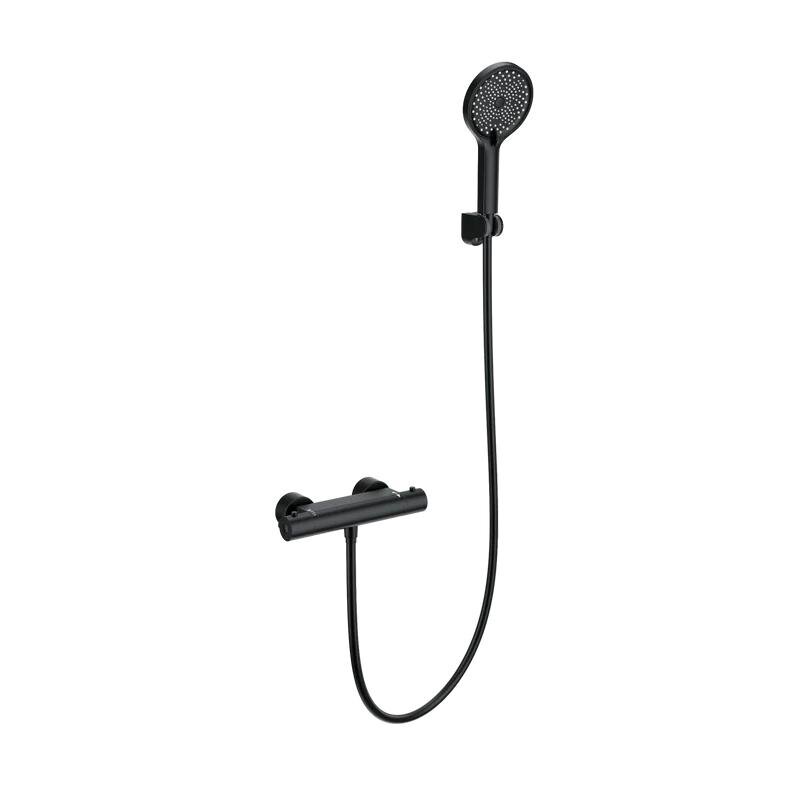 Изображение товара Смеситель Wonzon & Woghand Inn WW-B2003-A-MB термостатический черный матовый