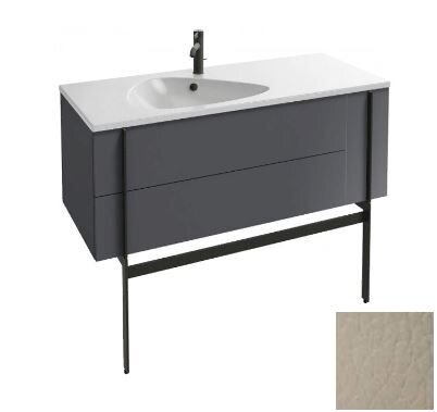 Изображение товара Тумба под раковину Jacob Delafon Nouvelle Vague 120 см, коричневая кожа