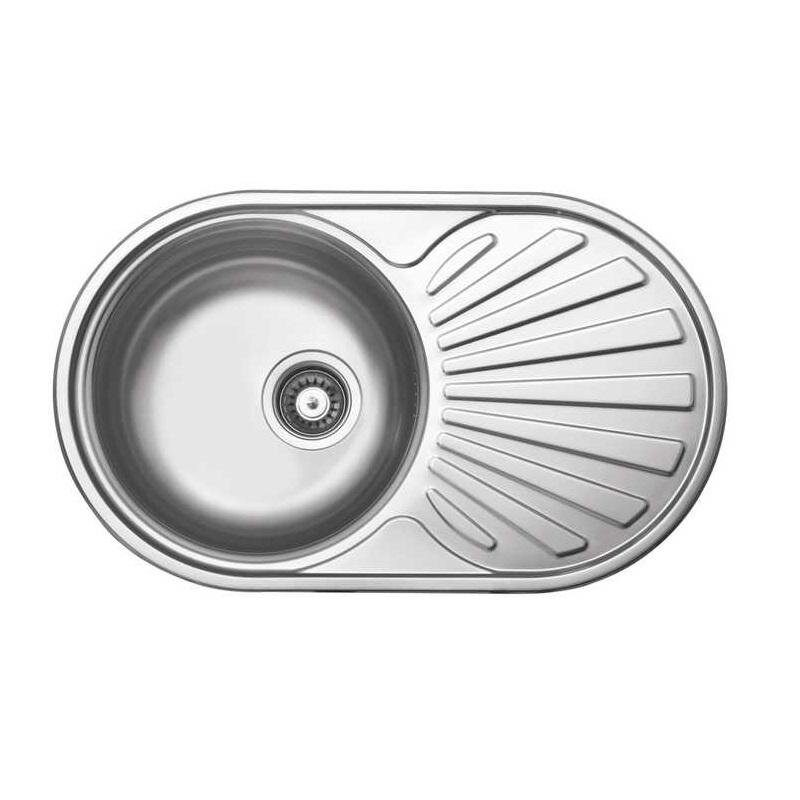 Изображение товара Мойка кухонная Alveus Genesis Ciklo 20 1123986, 74 х 44 см, нержавеющая сталь, сатинированная сталь