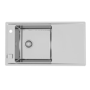 Изображение товара Мойка кухонная Alveus Stricto 20 1124364, 86 x 47.2 см, брашированная сталь