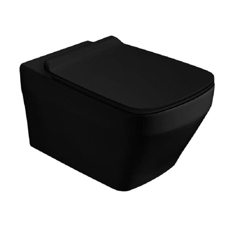 Изображение товара Подвесной унитаз Simas Baden Baden BB18nero matt, безободковый, черный матовый