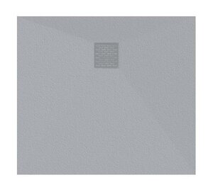 Изображение товара Душевой поддон Bas Essentia КВ ЛП00318, 80 х 80 см, квадратный, литьевой мрамор, графит