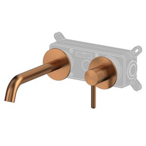 Изображение товара Смеситель для раковины Whitecross Y copper brushed, Y1225CPB, с внутренней частью, PVD медь брашированная