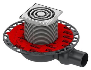 Изображение товара Трап дренажный TECEdrainpoint S 110, низкий с универсальным фланцем Seal System, 3601100